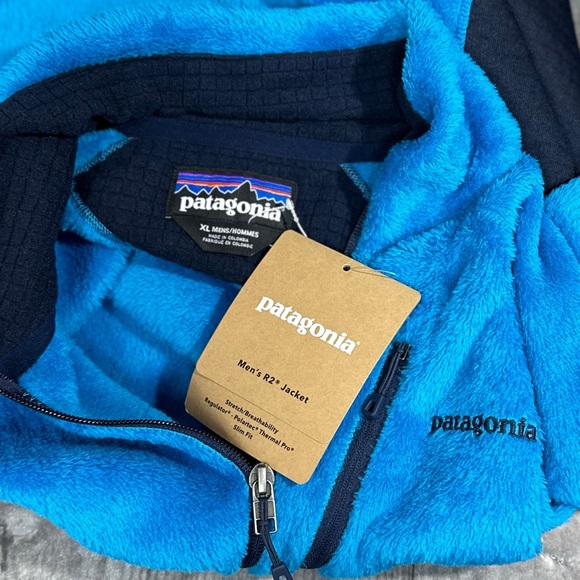 Patagonia Men’s R2 Jacket in Grecian Blue NWT [BB117] - Picture 7 of 10